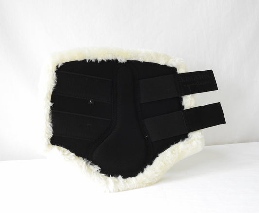 Tendon Boots Cream & Black (2)